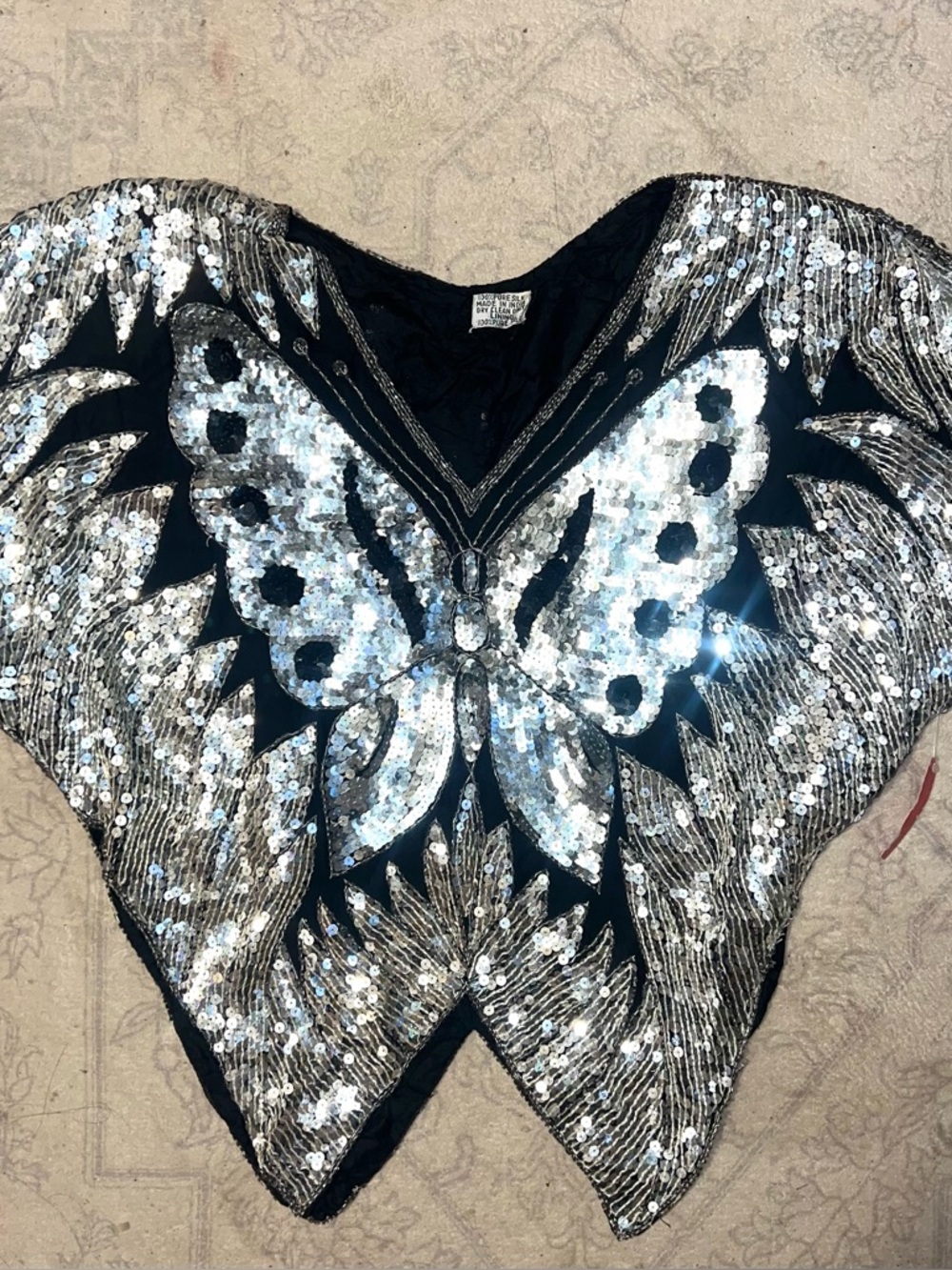 Y2K RARE Butterfly Sequin Top Rare Y2K Top